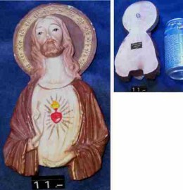 11 PLACA SAGRADO CORAZON JESUS MARFILINA